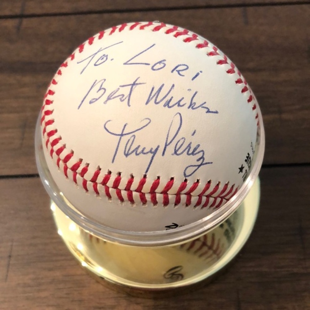 Tony Perez Personalized Autographed Baseball - Picture 1 of 4